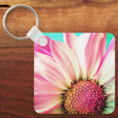 Porte-clés Fleur rose (Recto)
