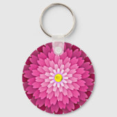 Porte-clés Fleur rose-64655 (Verso)