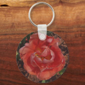 Porte-clés fleur rouge (Recto)