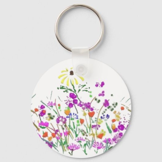 Porte-clés Fleur sauvage (Recto)