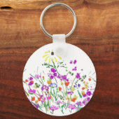 Porte-clés Fleur sauvage (Recto)