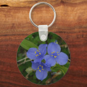 Porte-clés Fleur sauvage Blue Spiderwort Hot Springs AR Cadea (Recto)