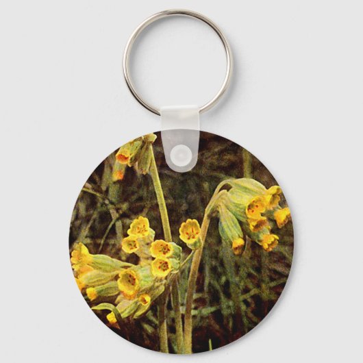 Porte-clés Fleur sauvage : Cowslip (Recto)