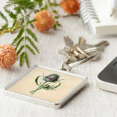 Porte-clés Fleur sauvage d'antiquité de chardon d'écossais du (Côté)
