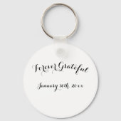 Porte-clés Fleur sauvage de transplantation pulmonaire Respir (Verso)