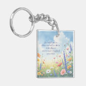 Porte-clés Fleur sauvage et devis (Devant gauche)