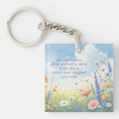 Porte-clés Fleur sauvage et devis (Devant)