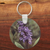 Porte-clés Fleur sauvage : Orchidées violettes précoces (Recto)
