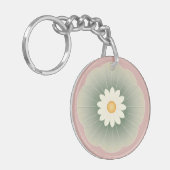 Porte-clés Fleur simple (Devant gauche)