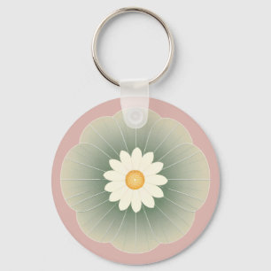 Porte-clés Fleur simple