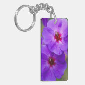 Porte-clés Fleur violette (Devant gauche)