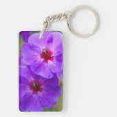 Porte-clés Fleur violette (Dos)