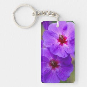 Porte-clés Fleur violette