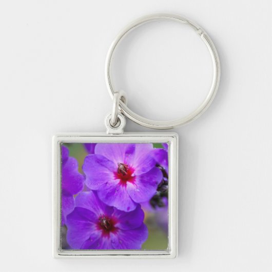 Porte-clés Fleur violette (Devant)