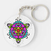 Porte-clés Fleur Zen Radiante (Dos)