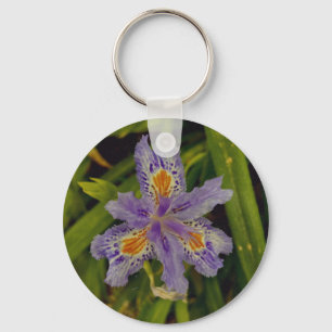 Porte-clés fleurir en violet 
