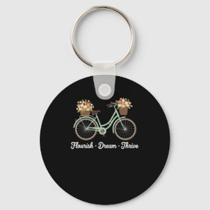 Porte-clés Fleurir Rêve Prospérer Fleur Bike Trump Subtil Rés