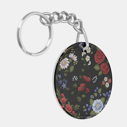 Porte-clés Fleurs (Devant gauche)