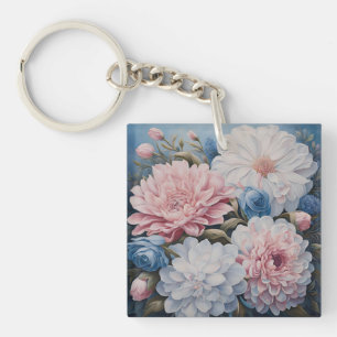 Porte-clés Fleurs