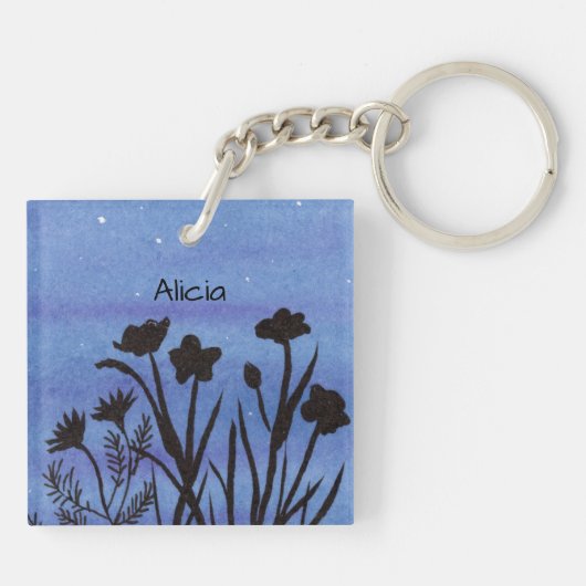 Porte-clés Fleurs (Dos)