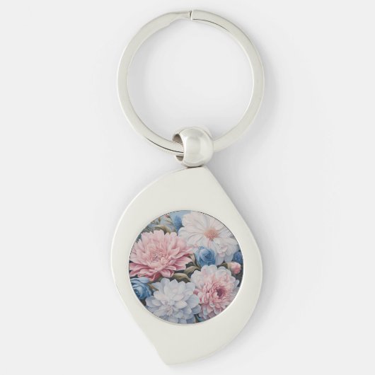 Porte-clés Fleurs (Devant)