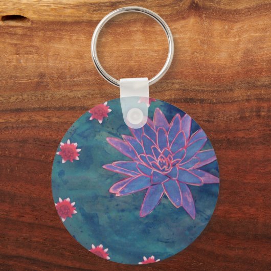 Porte-clés Fleurs (Recto)