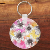 Porte-clés fleurs (Recto)