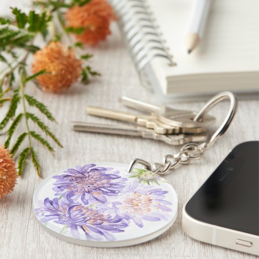 Porte-clés fleurs (Devant droit)