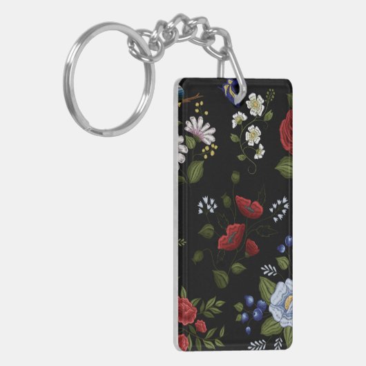 Porte-clés Fleurs (Devant gauche)