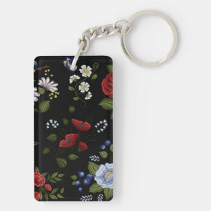 Porte-clés Fleurs