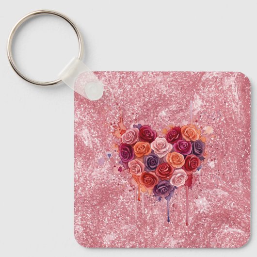 Porte-clés Fleurs (Recto)