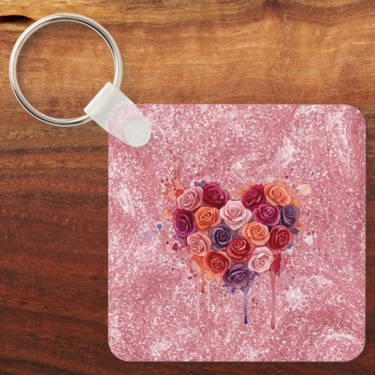 Porte-clés Fleurs (Recto)