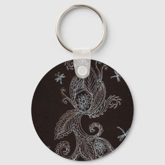 Porte-clés fleurs 1
