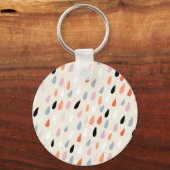 Porte-clés Fleurs Art Déco : Moderne sans couture (Recto)