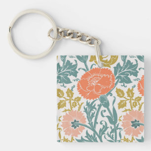 Porte-clés Fleurs, Art Graphique Vintage