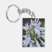 Porte-clés Fleurs blanches d'Agapanthus (Devant gauche)