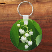 Porte-clés Fleurs blanches Lily-of-the-Valley Porte - clé (Recto)