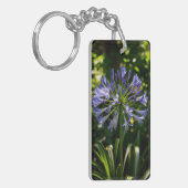 Porte-clés Fleurs bleu Agapanthus (Devant gauche)