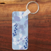 Porte-clés Fleurs bleues (Verso)