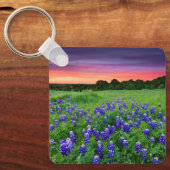 Porte-clés Fleurs | Bluebonnets à Sunset Texas (Recto)