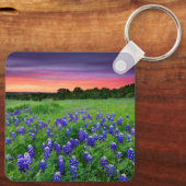 Porte-clés Fleurs | Bluebonnets à Sunset Texas (Verso)