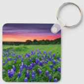 Porte-clés Fleurs | Bluebonnets à Sunset Texas (Dos)