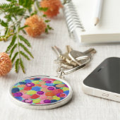 Porte-clés Fleurs couleur bonbon (Côté)