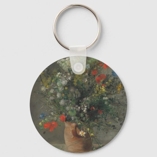 Porte-clés Fleurs dans un vase, c.1866 (Recto)