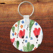 Porte-clés Fleurs dansantes (Recto)