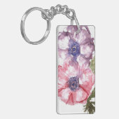 Porte-clés Fleurs d'aquarelle (Devant gauche)
