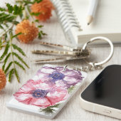 Porte-clés Fleurs d'aquarelle (Devant droit)