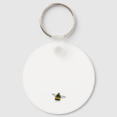 Porte-clés Fleurs d'aquarelle des arbres du jardin et des bou (Verso)