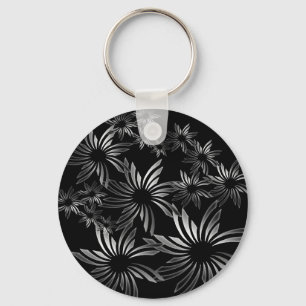 Porte-clés Fleurs d'argent