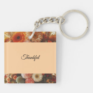 Porte-clés Fleurs d'automne